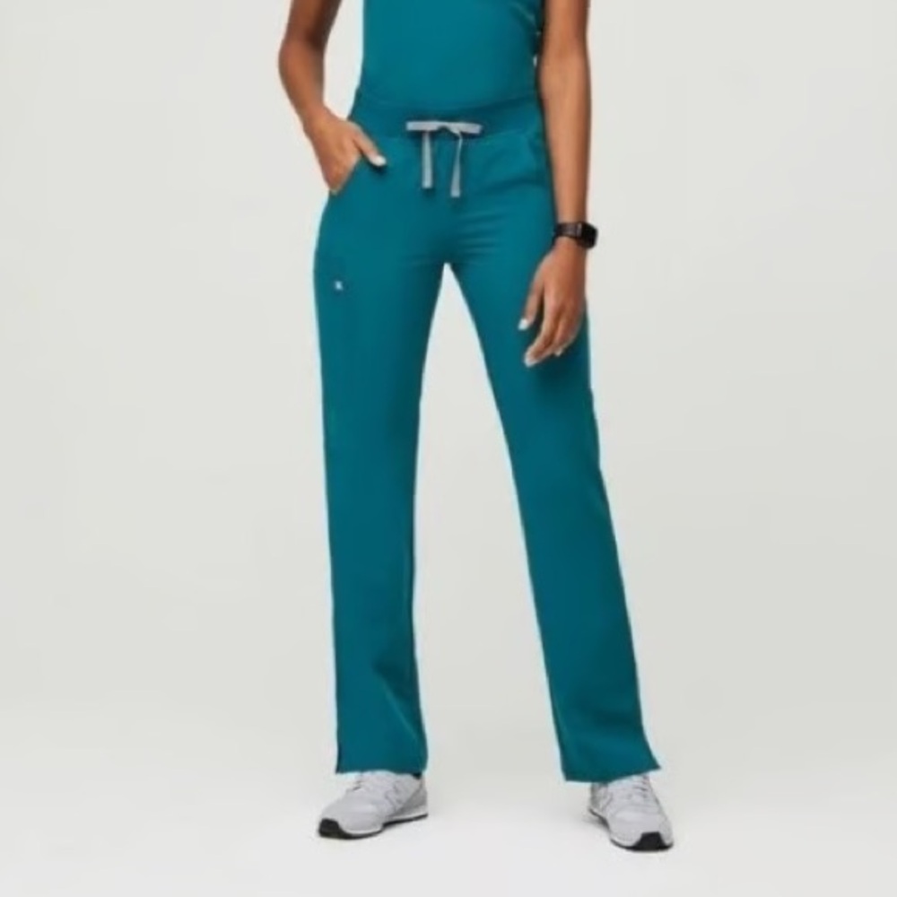 Figs Teal Kade Cargo Pants